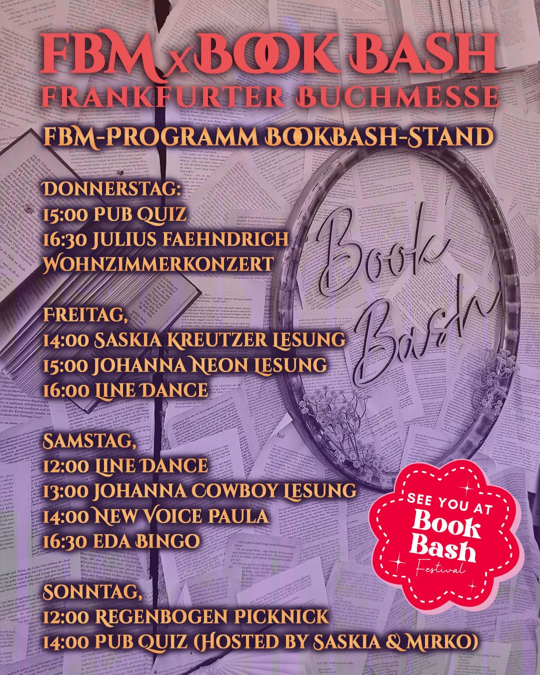 FBM BookBash Prgramm